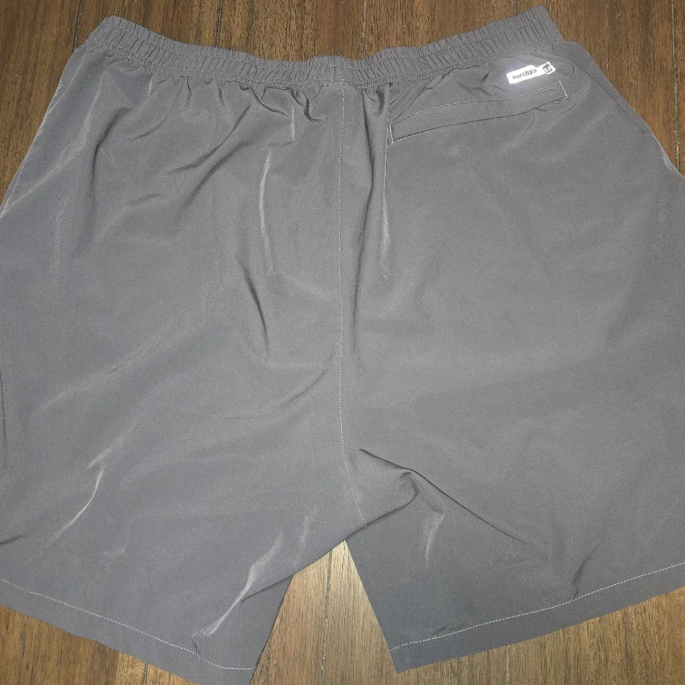 Gray Men's Northyard Swim Trunks, 3XL, Zip Pockets - Picture 10 of 11